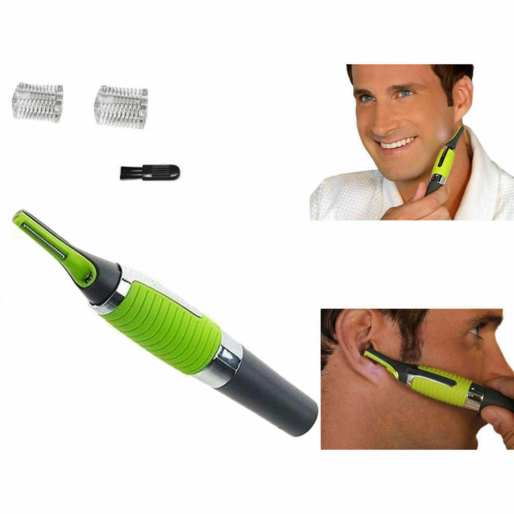 Nose Ear Face Neck Eyebrow Hair Mustache Beard Trimmer Shaver