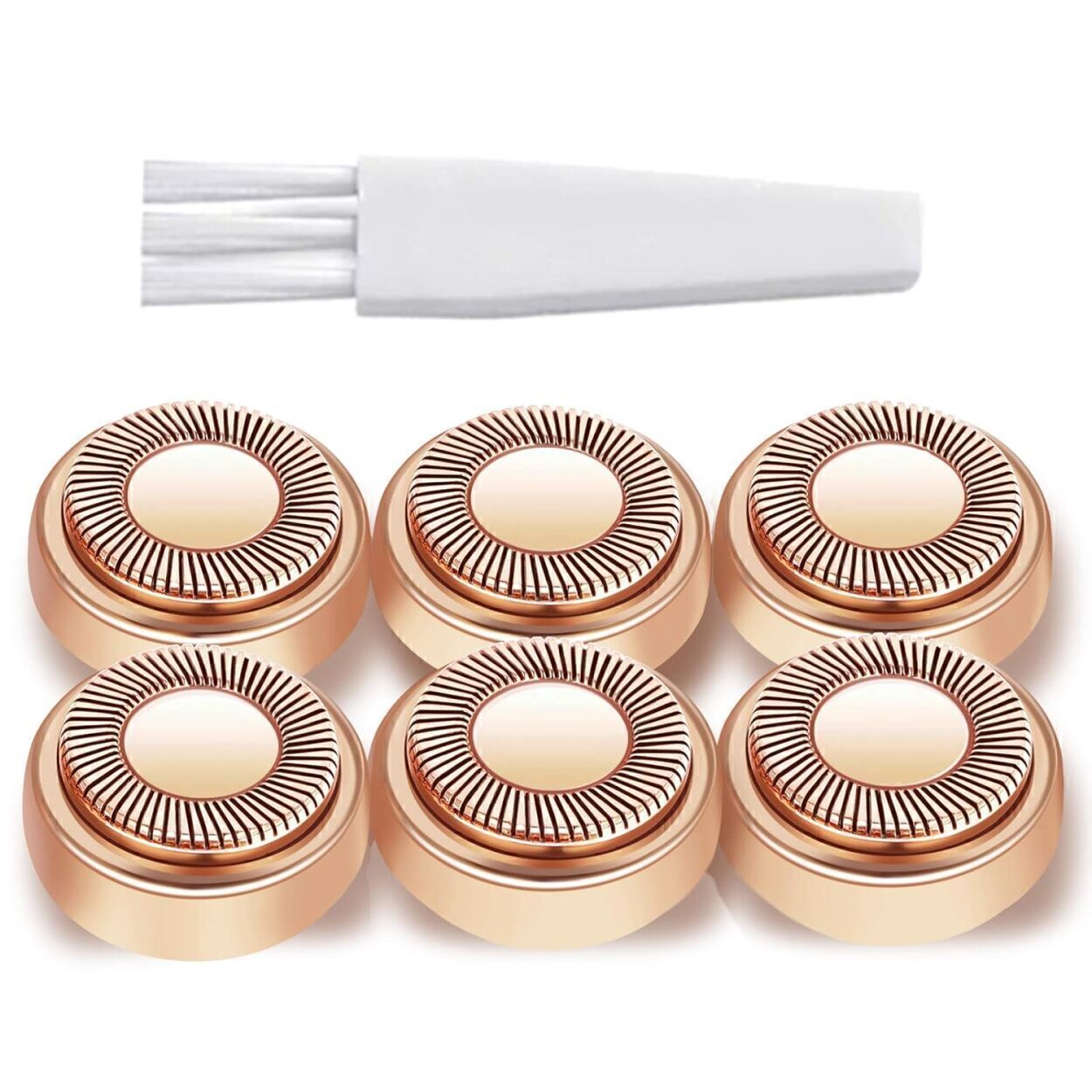Facial Hair Remover Replacement Heads For Flawless Gen1, Pack of 6